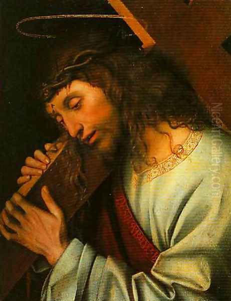 Christ carrying the Cross after 1506 Oil Painting by Gian Francesco de Maineri