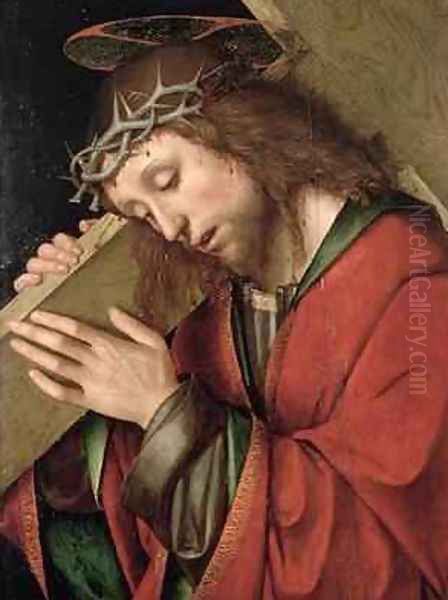 Christ carrying the Cross Oil Painting by Gian Francesco de Maineri