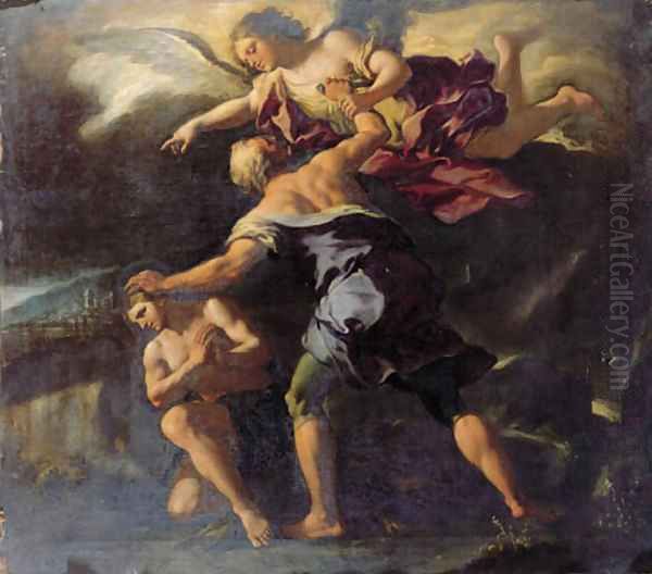 The Sacrifice of Isaac Oil Painting by Paolo di Matteis