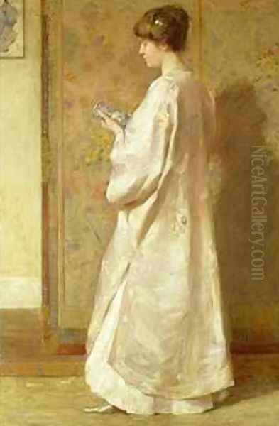 The Chinese Coat Oil Painting by John Munnoch