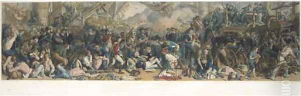 The Death of Nelson at the Battle of Trafalgar Oil Painting by Daniel Maclise