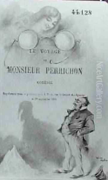 Front page of Le Voyage de Monsieur Perrichon Oil Painting by Valery Muller