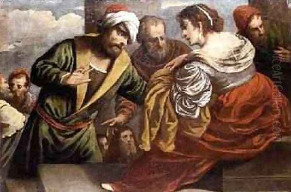 The Presentation in the Temple Oil Painting by Pietro the Elder Muttoni