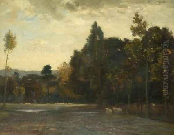 Autumn Oil Painting by James Coutts Michie