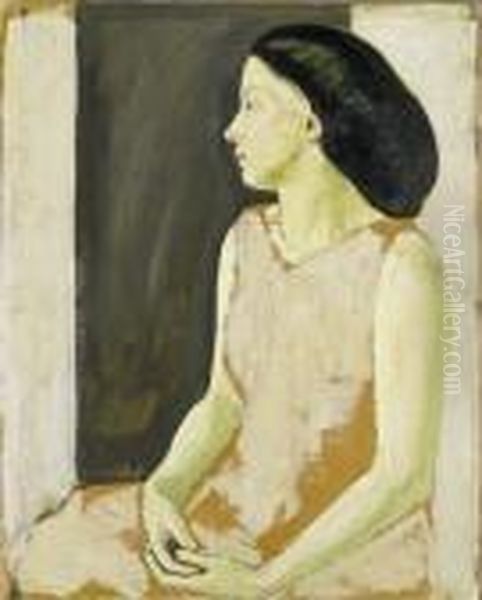 Portrait Of Jeanne Charles Oil Painting by Ferdinand Hodler