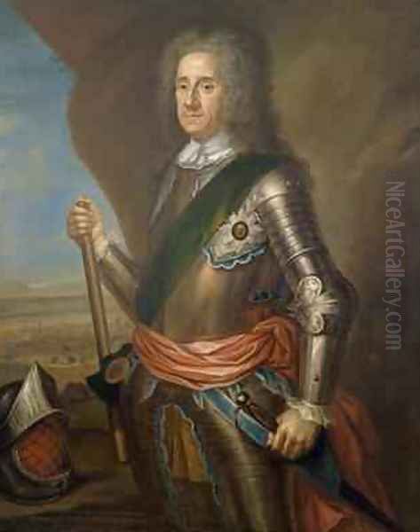 Lord George Hamilton 1666-1737 Earl of Orkney Oil Painting by Martin Maingaud