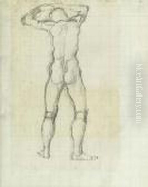 Study For The Third Male Figure In The Oil Painting 