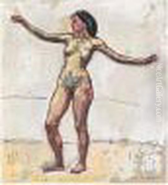 La Danse Oil Painting by Ferdinand Hodler