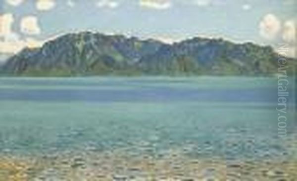 Grammont Oil Painting by Ferdinand Hodler