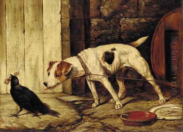 The stolen bone Oil Painting by Fannie Moody