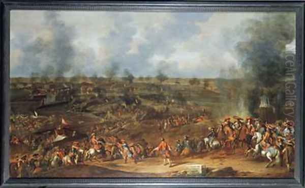 The Siege of Namur 1692 Oil Painting by Hendrick de Meyer