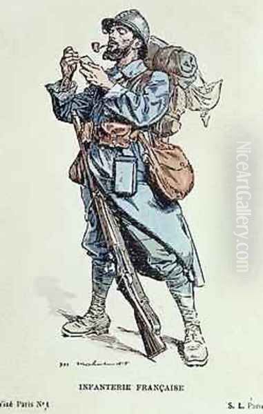 A Poilu from the French Infantry 1915 by M. Mahut