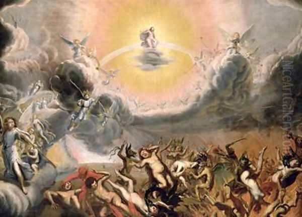 The Last Judgement Oil Painting by Conrad Meyer