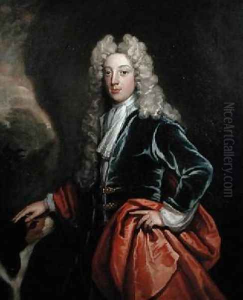 Portrait of Thomas Boothby 1694-1752 Oil Painting by Sir John Baptist de Medina