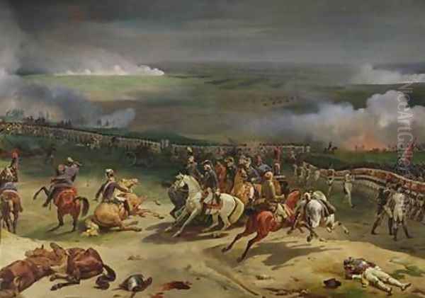 Battle of Valmy 20th September 1792 1835 Oil Painting by Jean Baptiste Mauzaisse