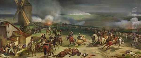 Battle of Valmy 20th September 1792 1835 2 Oil Painting by Jean Baptiste Mauzaisse