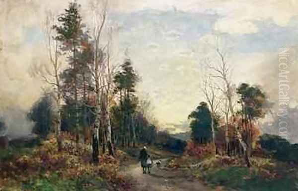 Returning Home Oil Painting by William Manners