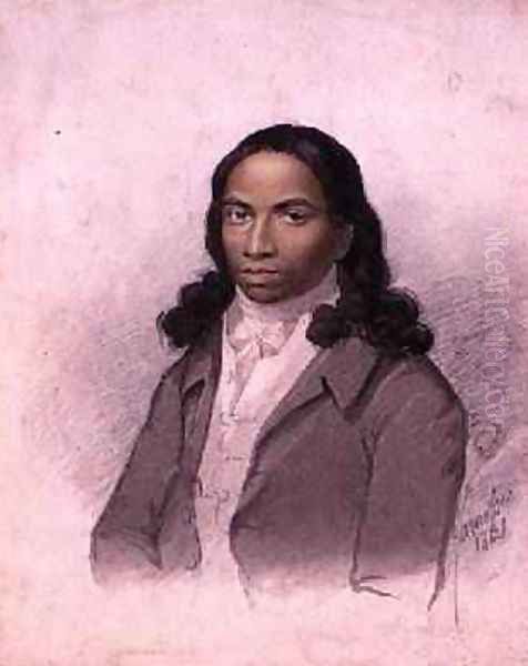 Portrait of Alexander Dherma Rama 1821 Oil Painting by Alexander Mosses