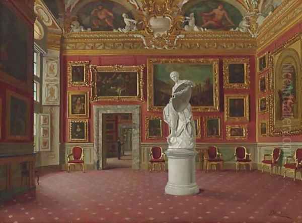 Sala di Giove, Palazzo Pitti Oil Painting by F Maestosi