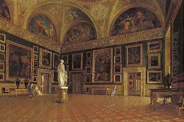 The Iliad Room, the Pitti Palace Oil Painting by F Maestosi