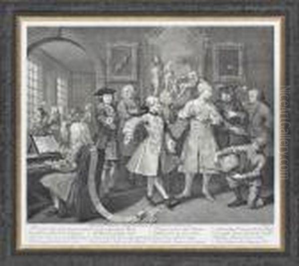 The Rake's Progress Oil Painting by William Hogarth