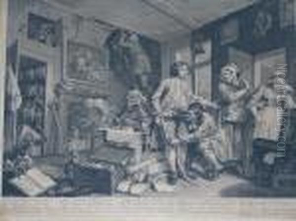 The Rake's Progress Oil Painting by William Hogarth