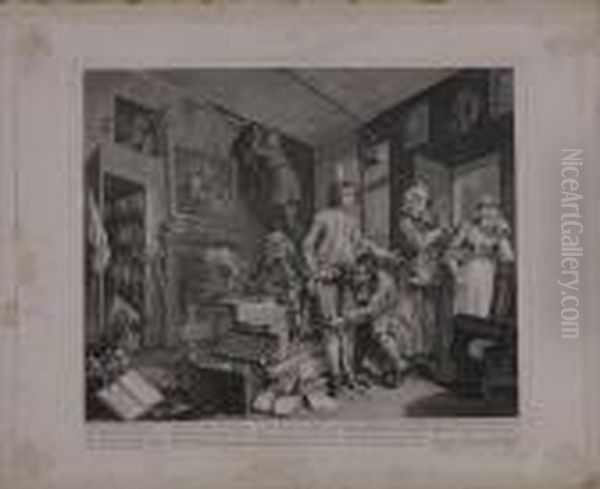 The Rake's Progress Oil Painting by William Hogarth