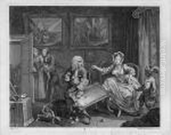 A Harlot's Progress Oil Painting by William Hogarth