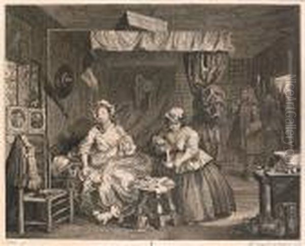 Late Engravings Oil Painting by William Hogarth