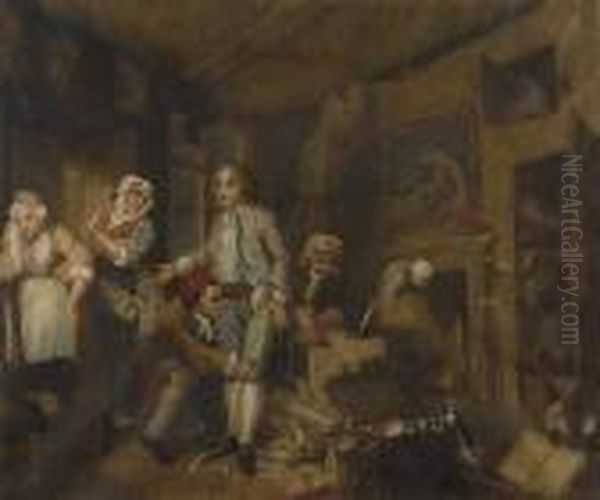 The Heir Oil Painting by William Hogarth