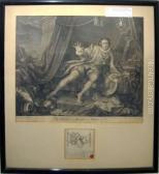 Mr Garrick In The Character Of Richard Iii Oil Painting by William Hogarth