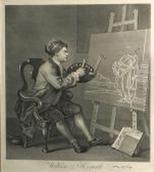 Painting The Comic Muse Oil Painting by William Hogarth