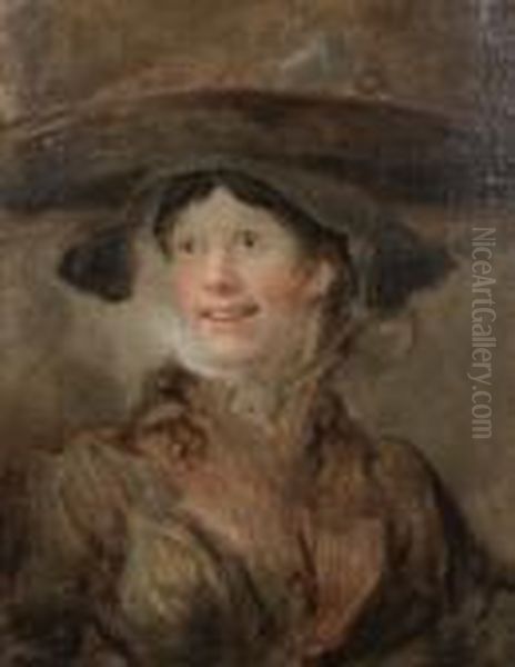 The Shrimp Girl Oil Painting by William Hogarth