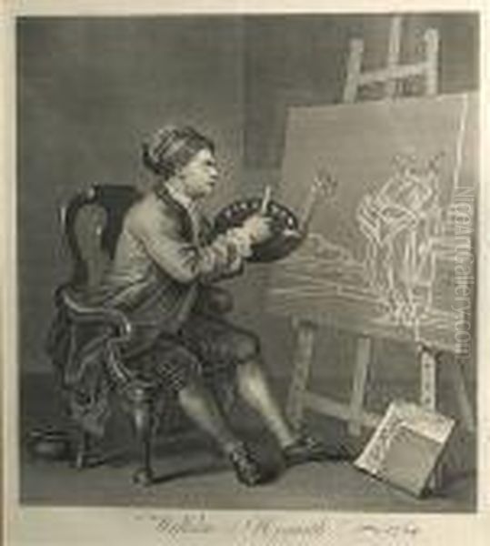 Painting The Comic Muse Oil Painting by William Hogarth