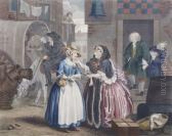 A Harlot's Progress (set Of Six Prints) Oil Painting by William Hogarth