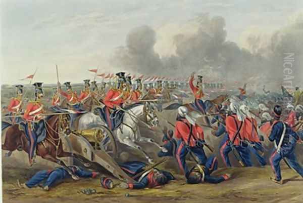 Charge of the 16th Oil Painting by Henry Martens