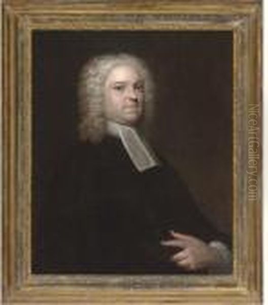 Portrait Of A Lawyer, Half-length, In Robes Oil Painting by William Hogarth