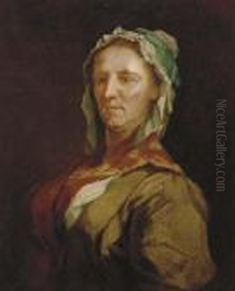 The Village Hostess Oil Painting by William Hogarth