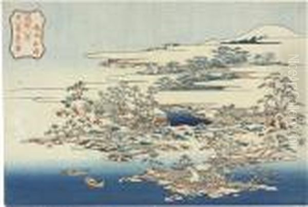 Ryudo Shoto Oil Painting by Katsushika Hokusai