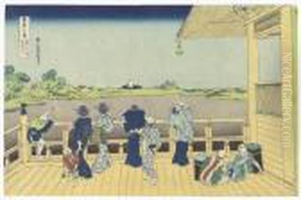 Untitled Oil Painting by Katsushika Hokusai