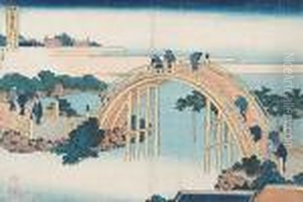 Entitled Oil Painting by Katsushika Hokusai