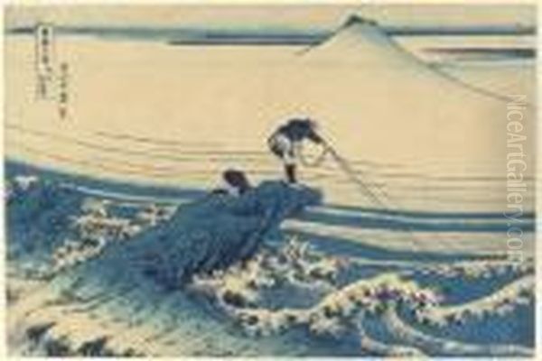 Koshu Kajikazawa (kajikazawa, 
Kai Province), From The Series Fugakusanjurokkei (the Thirty-six Views 
Of Mount Fuji) Oil Painting by Katsushika Hokusai