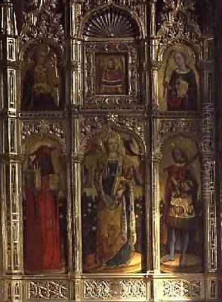 St Sabina altarpiece 1443 Oil Painting by Giovanni and Antonio da Murano