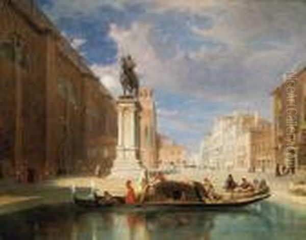 The Colleoni Monument, Venice Oil Painting by James Holland