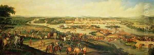 Siege of Magdeburg 20th March 1631 Oil Painting by Alexander Marshal