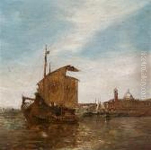 Venice: The Guidecca Oil Painting by James Holland