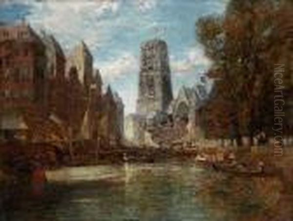 La Torre De Sanlorenzo, Rotterdam Oil Painting by James Holland