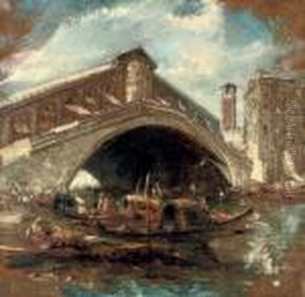 The Rialto, Venice Oil Painting by James Holland