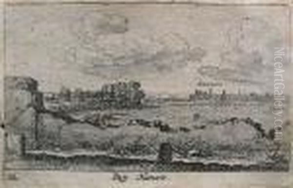 Bey Hanaw, Pl. 12, From Amoenissimaeeffigies Oil Painting by Wenceslaus Hollar