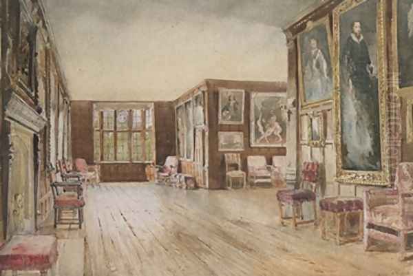 The Leicester Gallery Knole House Oil Painting by David Hall McKewan